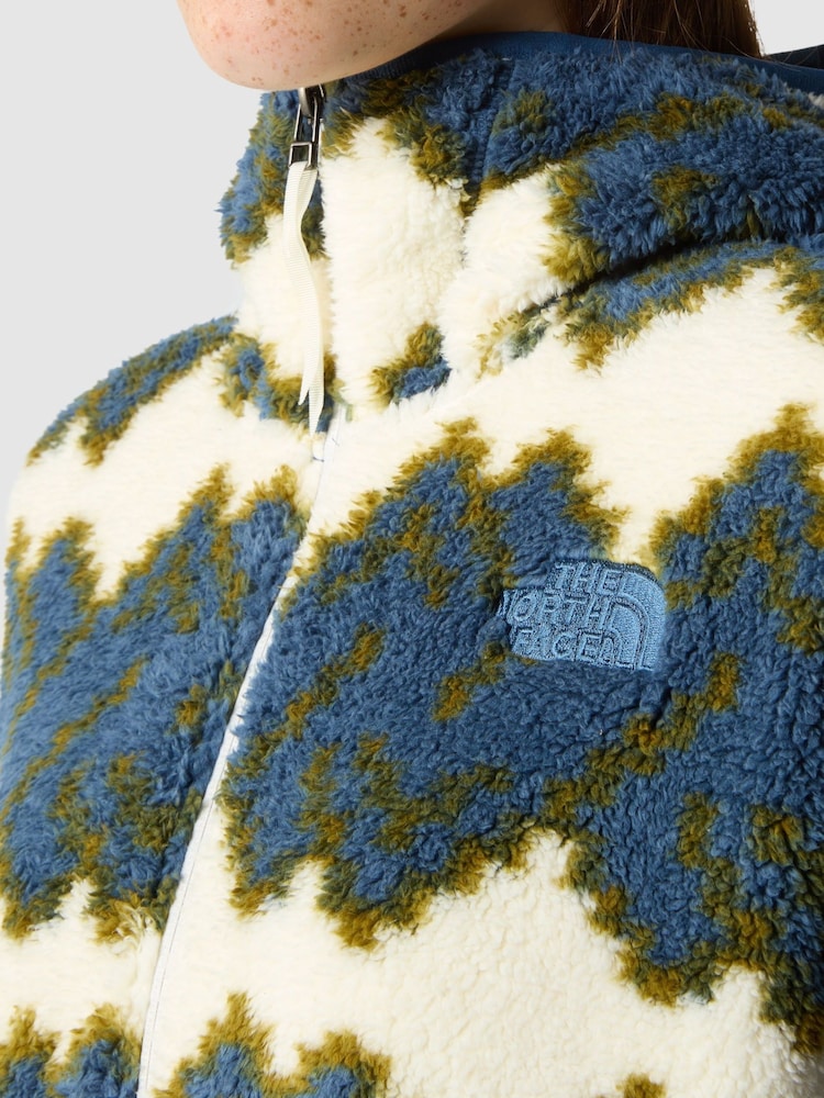 The North Face Blue Campshire Fleece Hoodie - Image 5 of 7