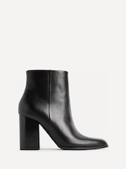 Linzi Black Farron Block Heeled Ankle Boots - Image 2 of 5