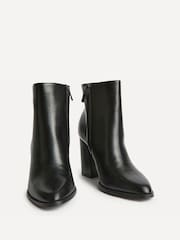 Linzi Black Farron Block Heeled Ankle Boots - Image 3 of 5