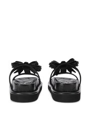 Kurt Geiger London Orson Crystal Drench Bow Black Sandals - Image 3 of 5