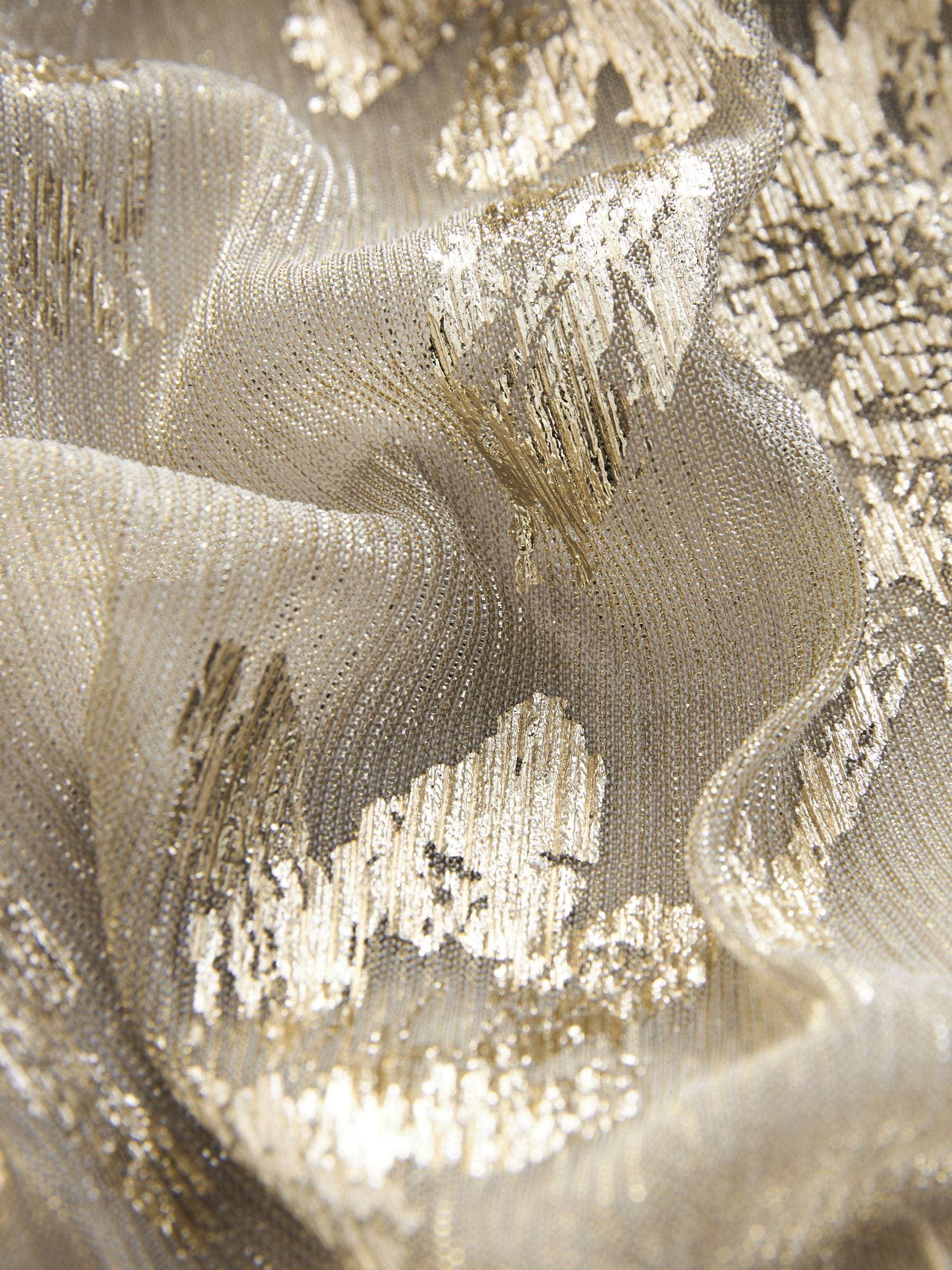 Silver frill dress top