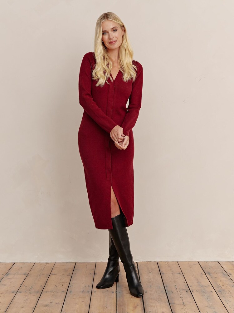 Society 8 Alba Button Through Cardigan Dress - Image 2 of 5