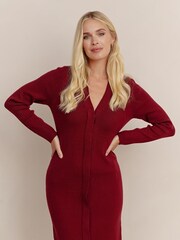 Society 8 Alba Button Through Cardigan Dress - Image 4 of 5