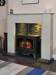 Adam Black Woodhouse Electric Stove - Image 1 of 4