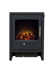 Acantha Grey Bergen Charcoal Electric Stove - Image 2 of 4