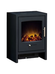 Acantha Grey Bergen Charcoal Electric Stove - Image 3 of 4