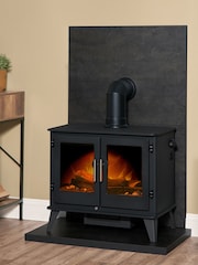 Acantha Grey Adana Charcoal Electric Stove - Image 1 of 4