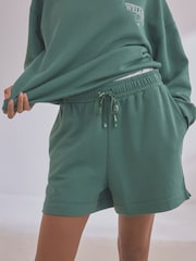 self. Green Sweat Shorts - Image 2 of 8