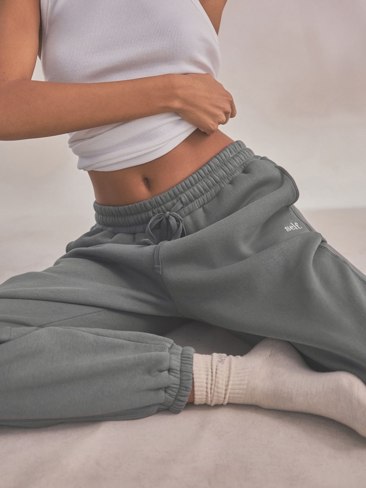 Gris - Joggers menottés - Image 6 of 9