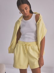 self. Yellow Sweat Shorts - Image 1 of 9