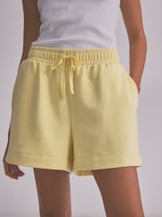 self. Yellow Sweat Shorts - Image 4 of 9