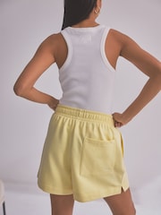 self. Yellow Sweat Shorts - Image 5 of 9