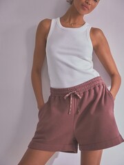 self. Pink Sweat Shorts - Image 4 of 10
