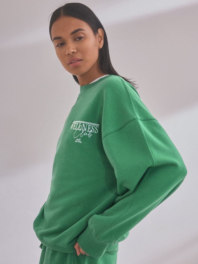 Grün - Selbst. Sweatshirt - Bild 1 von 8