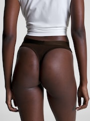Tommy Hilfiger Black Original Thong - Image 2 of 5