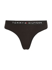 Tommy Hilfiger Black Original Thong - Image 3 of 5