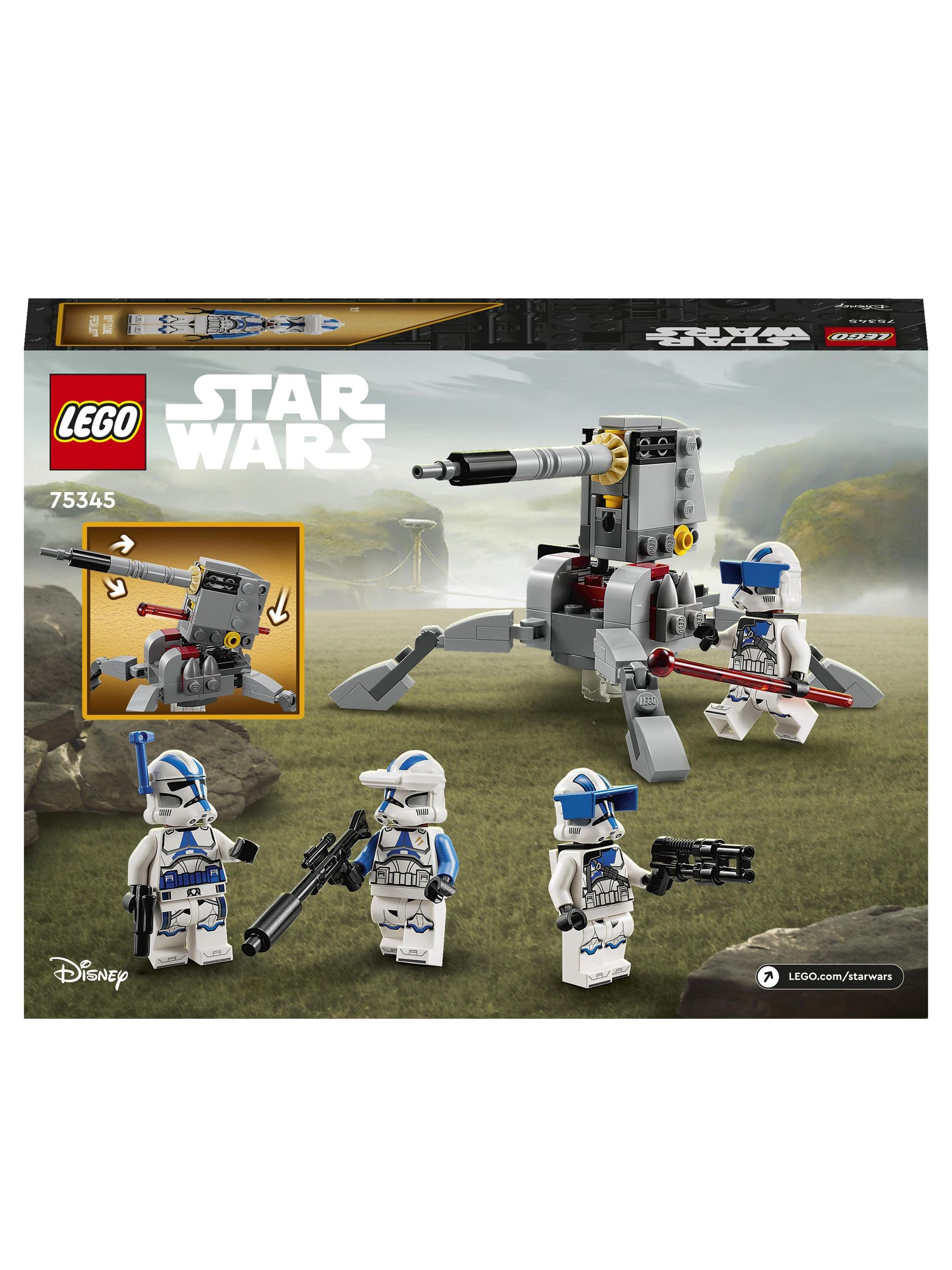 Buy LEGO Star Wars 501st Clone Troopers Battle Pack Set 75345 from the Next UK online shop