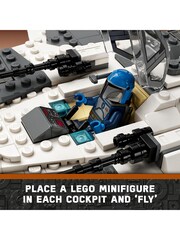LEGO Star Wars Mandalorian Fang Fighter vs TIE Interceptor - Image 4 of 9