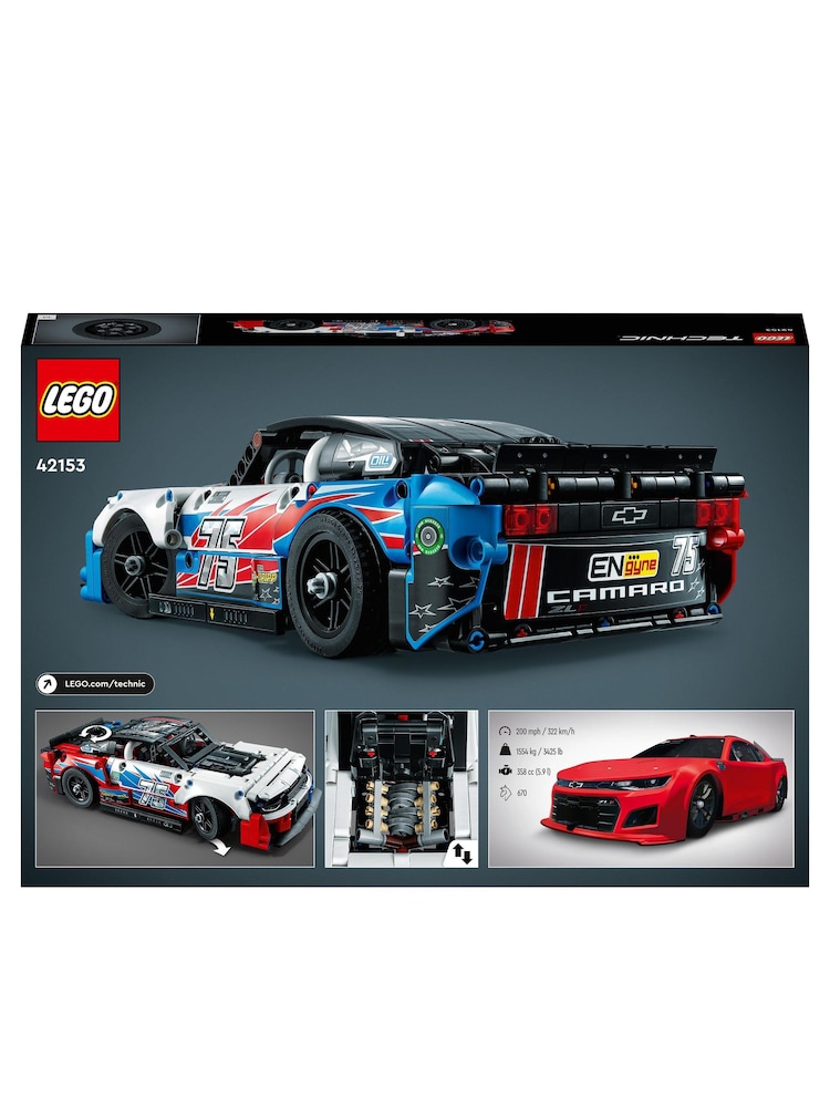 LEGO Technic NASCAR Next Gen Chevrolet Camaro ZL1 Set 42153 - Image 8 of 8