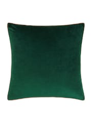 Furn Green Meridian Velvet 45cm X 45cm Cushion Cover - Image 3 of 5