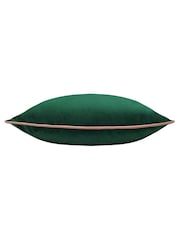 Furn Green Meridian Velvet 45cm X 45cm Cushion Cover - Image 4 of 5
