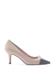 Nine West Womens 'Holly' Brown Heeled Court Shoes - Image 1 of 3