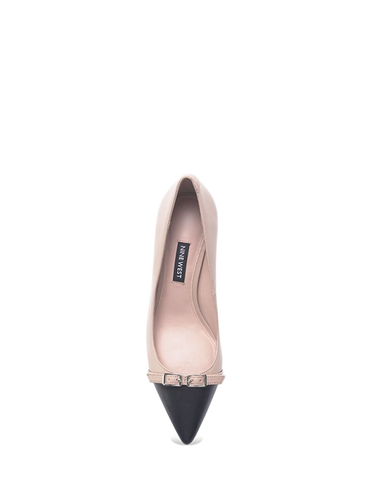 Nine West Womens 'Holly' Brown Heeled Court Shoes - Image 3 of 3