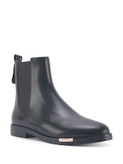 Nine West Womens 'Sandie' Dark Black Flat Chelsea Boots - Image 2 of 3