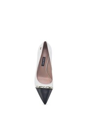 Nine West Womens 'Fetta' Grey Stiletto HigH Hills Shoes - Image 3 of 3