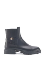 Nine West Womens 'Delenah' Black Ankle Boots with Zipper - Image 1 of 3