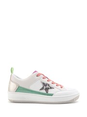 Nine West Womens 'Shalin' Black Trainers with White Patterns - Image 1 of 3