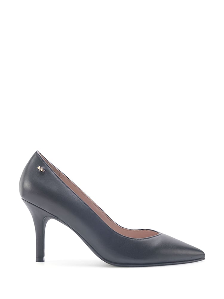 Nine West Womens 'Richa' Heeled Court Pump Black Shoes - Image 1 of 1