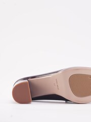 Nine West Womens 'Tanla' Block Heel Platform Brown Loafers - Image 5 of 5