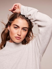 Mint Velvet Grey Turtle Neck Jumper - Image 5 of 7