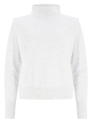 Mint Velvet Grey Turtle Neck Jumper - Image 6 of 7