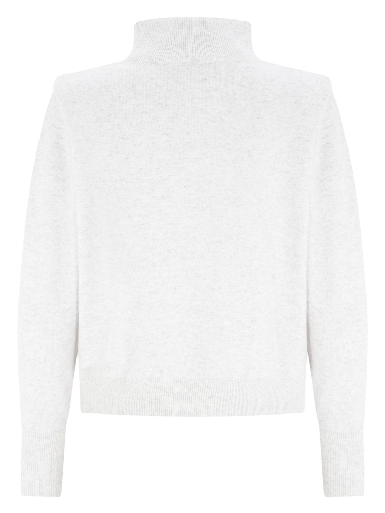 Mint Velvet Grey Turtle Neck Jumper - Image 7 of 7