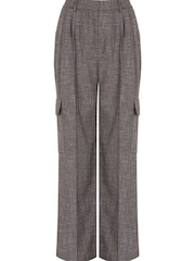 Mint Velvet Grey Grey Wide Leg Trousers - Image 6 of 7