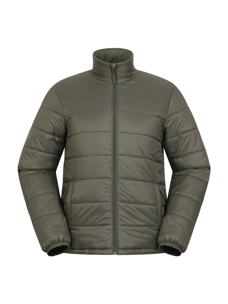 Mountain Warehouse Green Mens Essentials Water Resistant Padded Jacket - Image 1 of 5