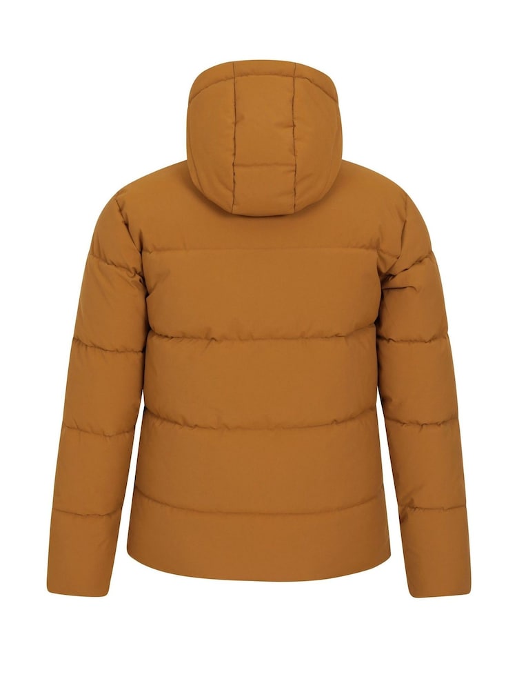 Mountain Warehouse Natural Manta Mens Water Resistant Borg Lined Padded Jacket - Image 3 of 4