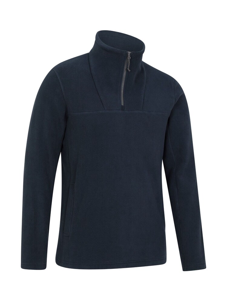 Mountain Warehouse Blue Mens Cedar Quarter Zip Fleece - Image 2 of 4