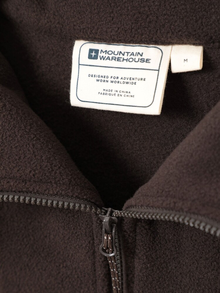 Mountain Warehouse Brown Mens Cedar Quarter Zip Fleece - Image 4 of 4 Mountain Warehouse Brown Mens Cedar Quarter Zip Fleece - Image 4 of 4