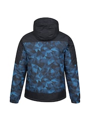 Mountain Warehouse Blue Mens Water Resistant Printed Ski Jacket And Trousers Set - Image 4 of 6