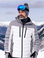 Mountain Warehouse White Vulcan III Mens Snow Ski Jacket - Image 1 of 6