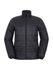 Mountain Warehouse Black Mens Essentials Water Resistant Padded Jacket - Image 1 of 5
