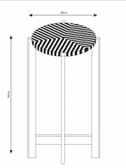 Green Tiled Effect Side Table - Image 5 of 6