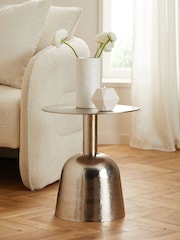Silver Dome Side Table - Image 1 of 5