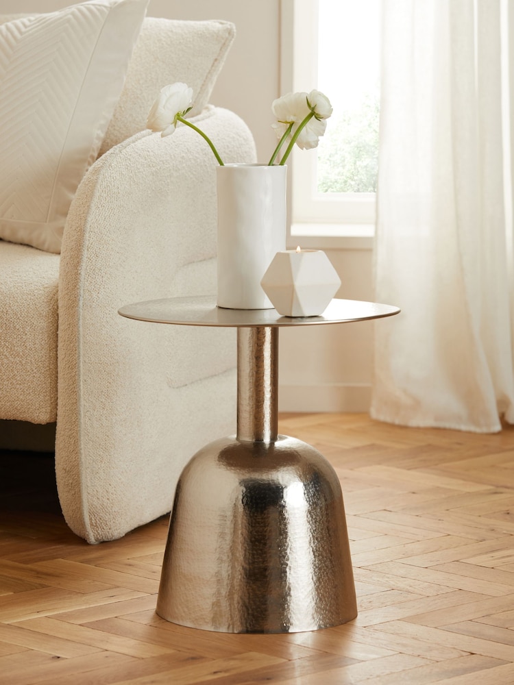 Silver Dome Side Table - Image 1 of 5