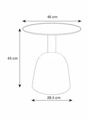 Silver Dome Side Table - Image 4 of 5