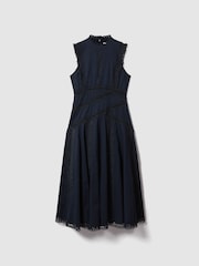 Florere Cotton Lace Midi Dress - Image 2 of 7
