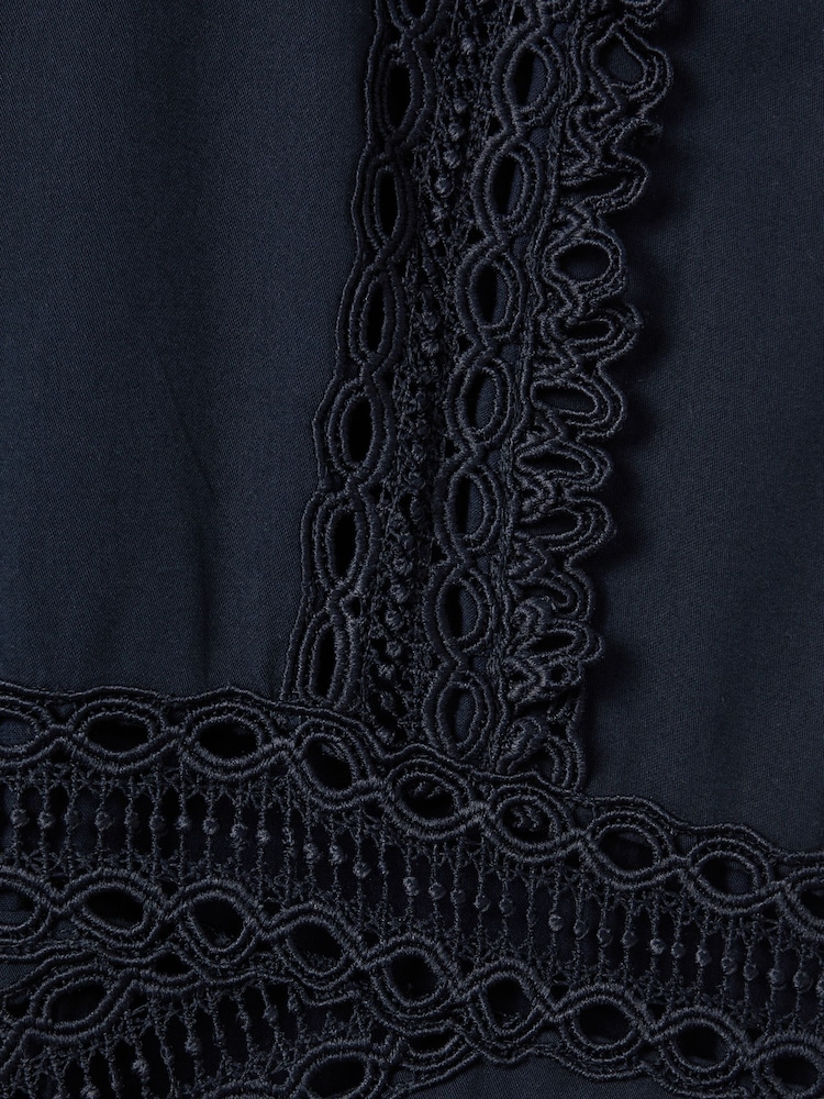 Florere Cotton Lace Midi Dress - Image 7 of 7